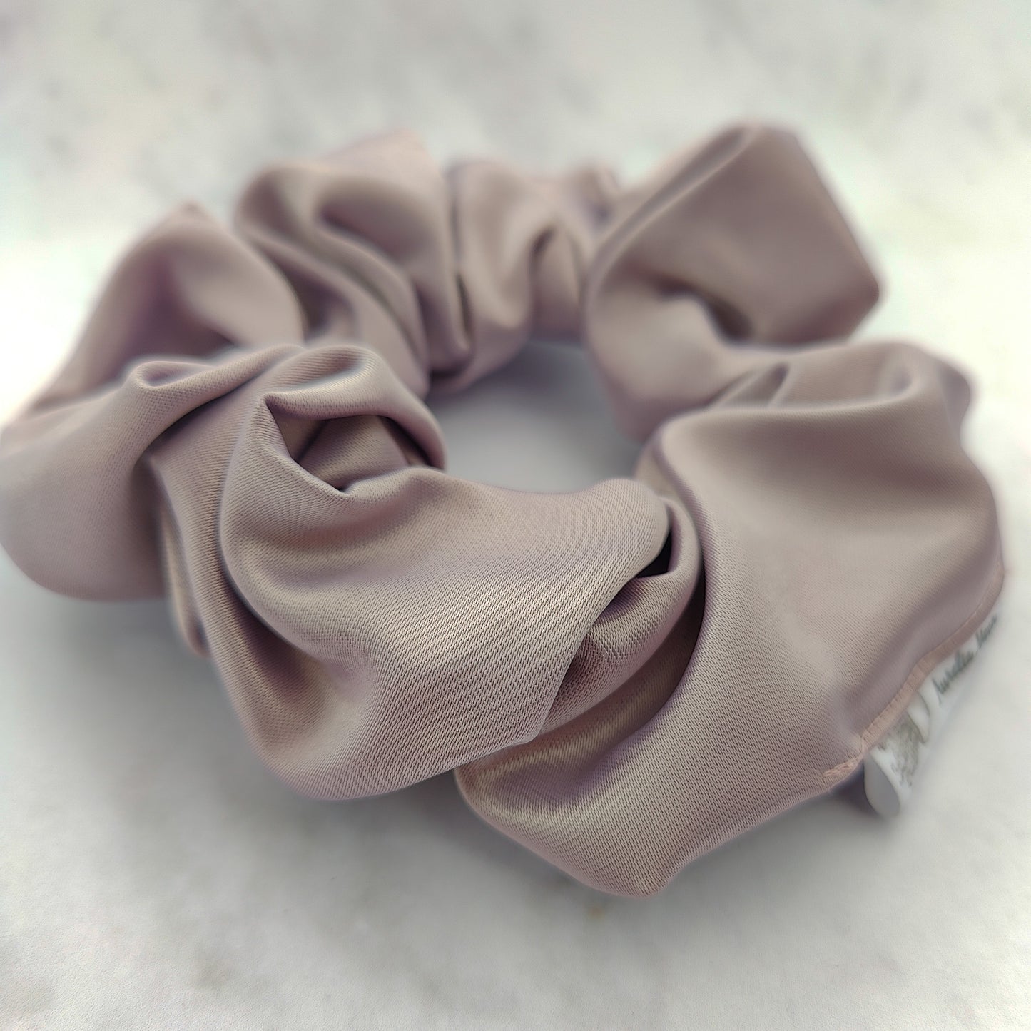 Lilac Satin Scrunchie Large