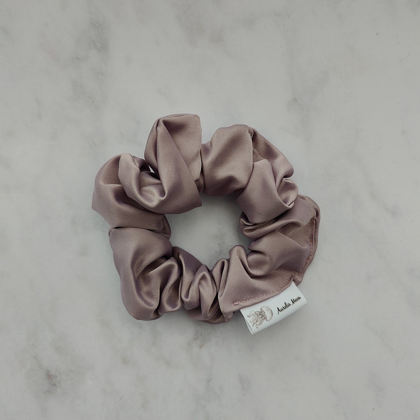 Lilac Satin Scrunchie Regular