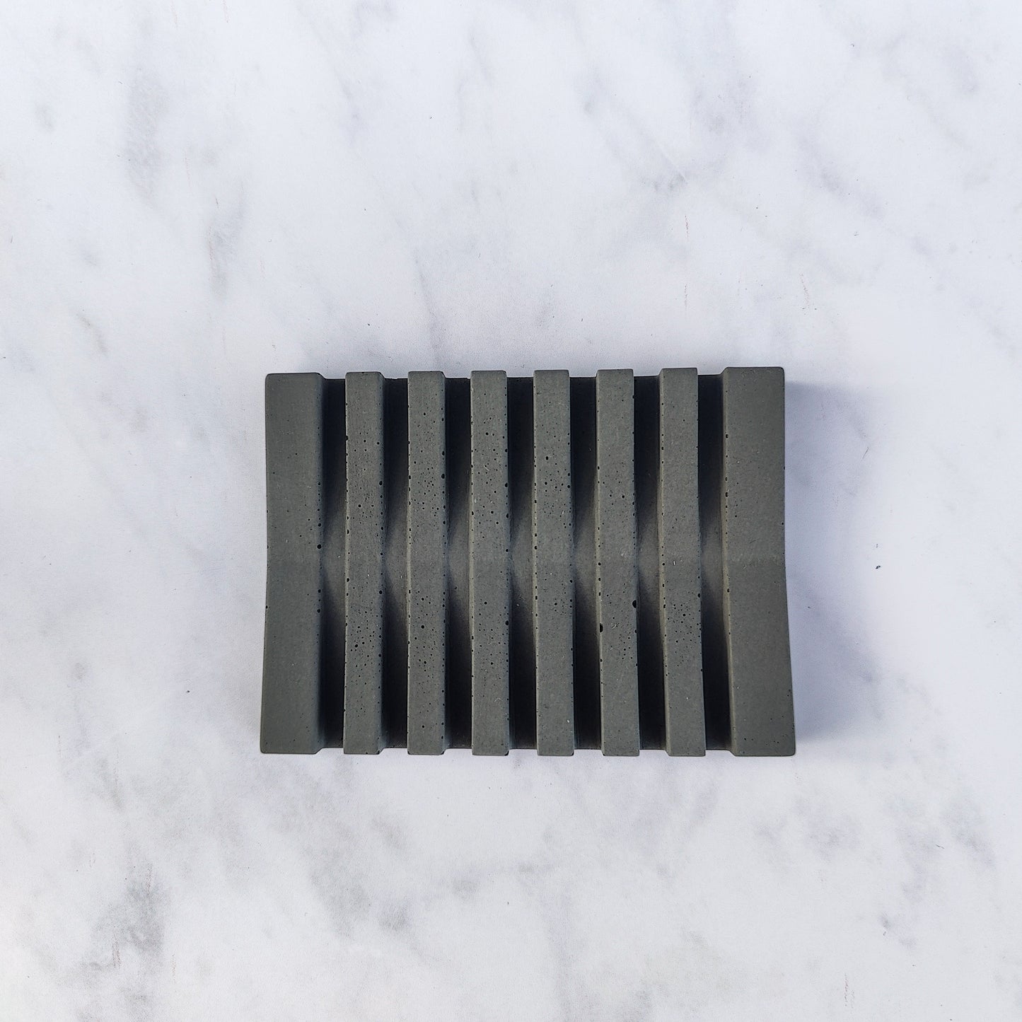Dark Grey Jesmonite Soap Dish