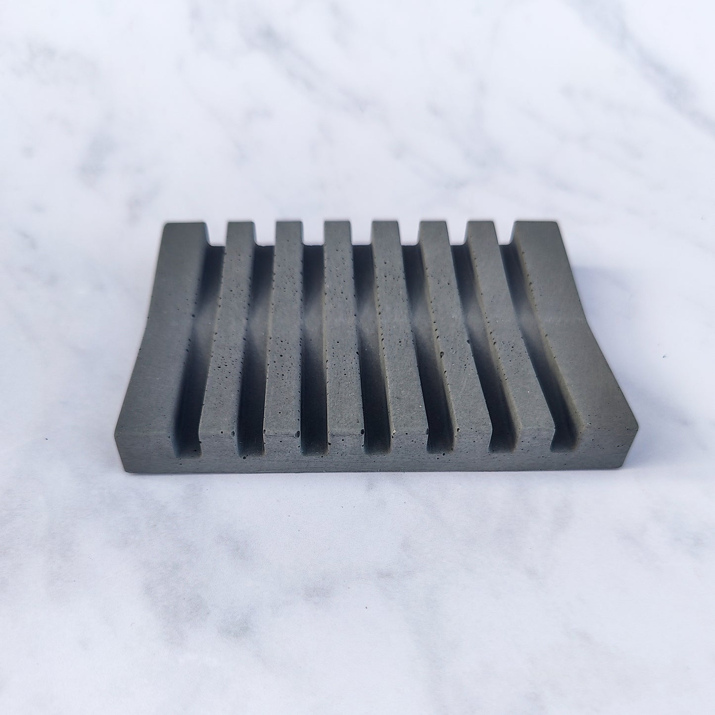 Dark Grey Jesmonite Soap Dish
