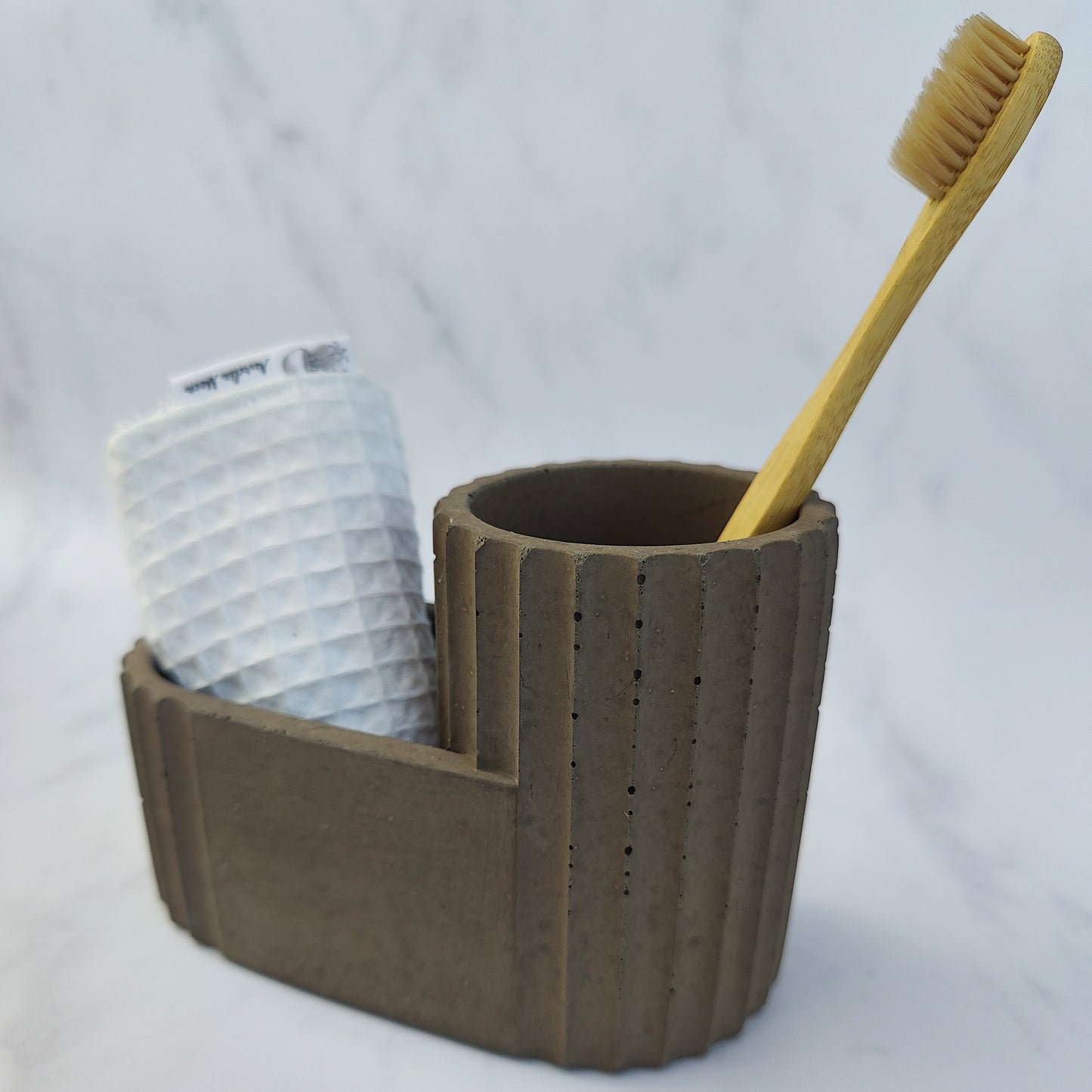 Earth Jesmonite Bathroom Pot