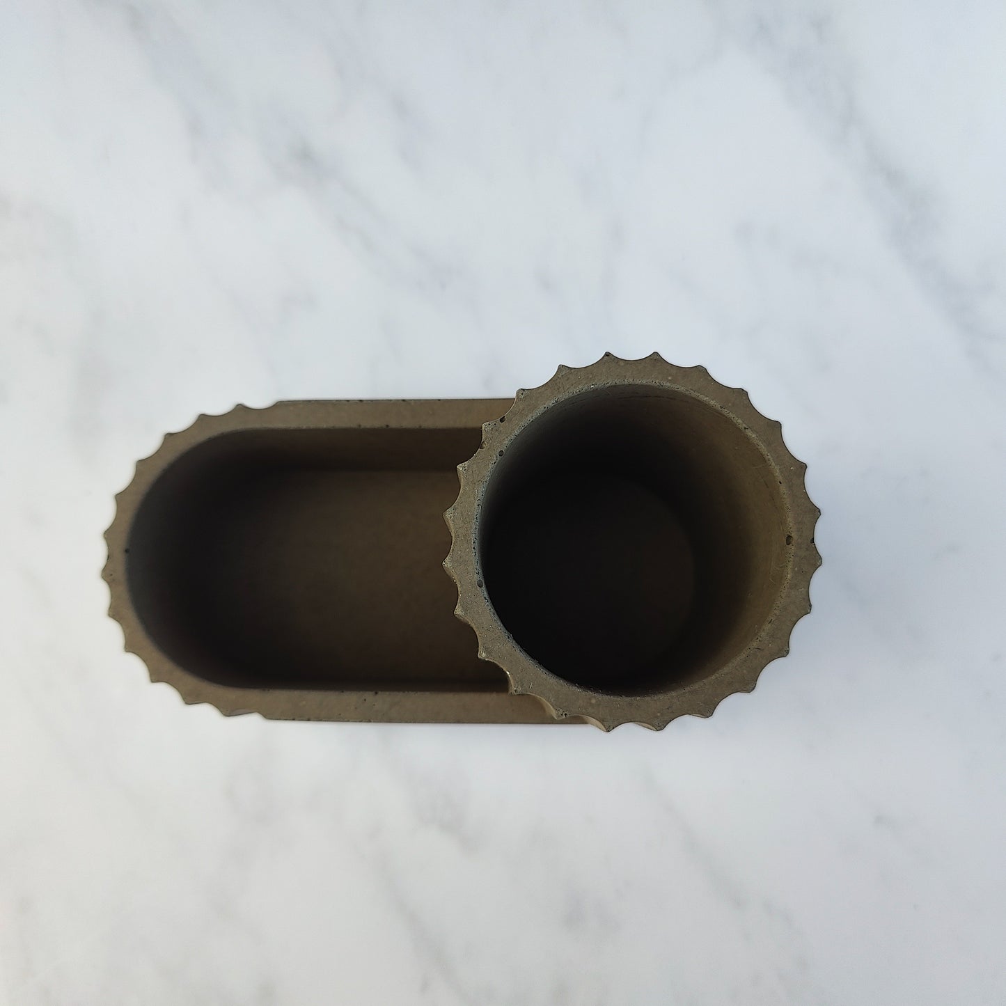 Earth Jesmonite Bathroom Pot