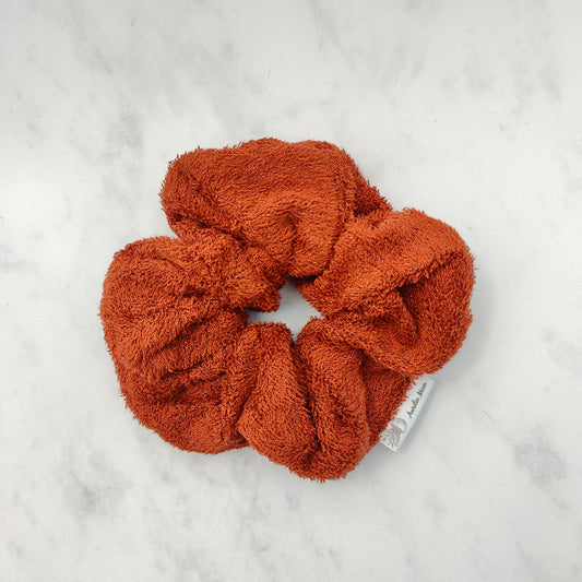 Rust Bamboo Scrunchie Large