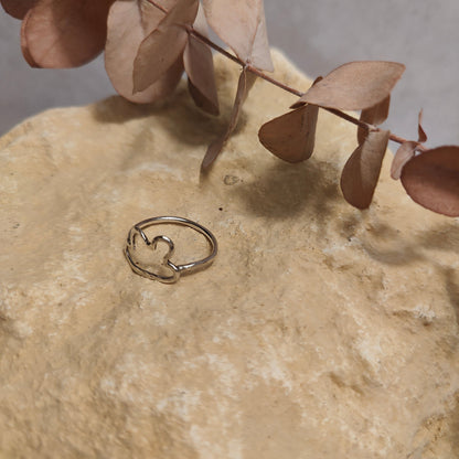 Large cloud Ring UK Size R