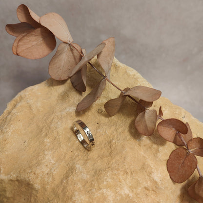 Star Print Ring UK Size P