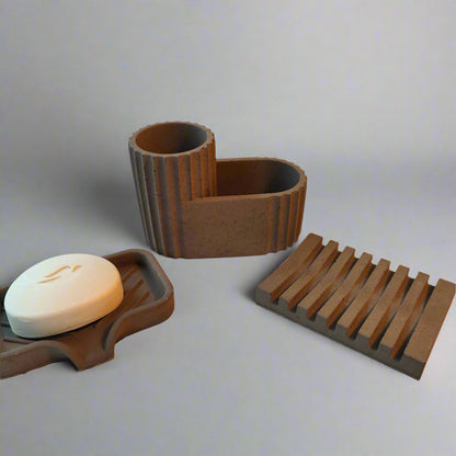 Earth Jesmonite Soap Dish