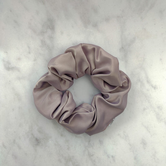 Lilac Satin Scrunchie Large