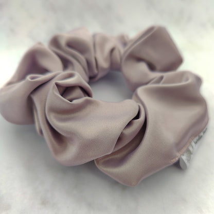 Lilac Satin Scrunchie Large