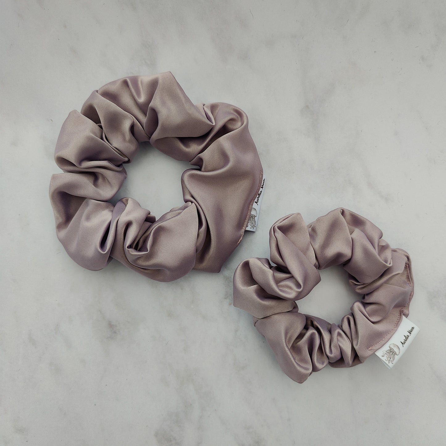 Lilac Satin Scrunchie Regular