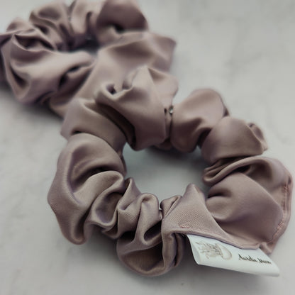 Lilac Satin Scrunchie Regular