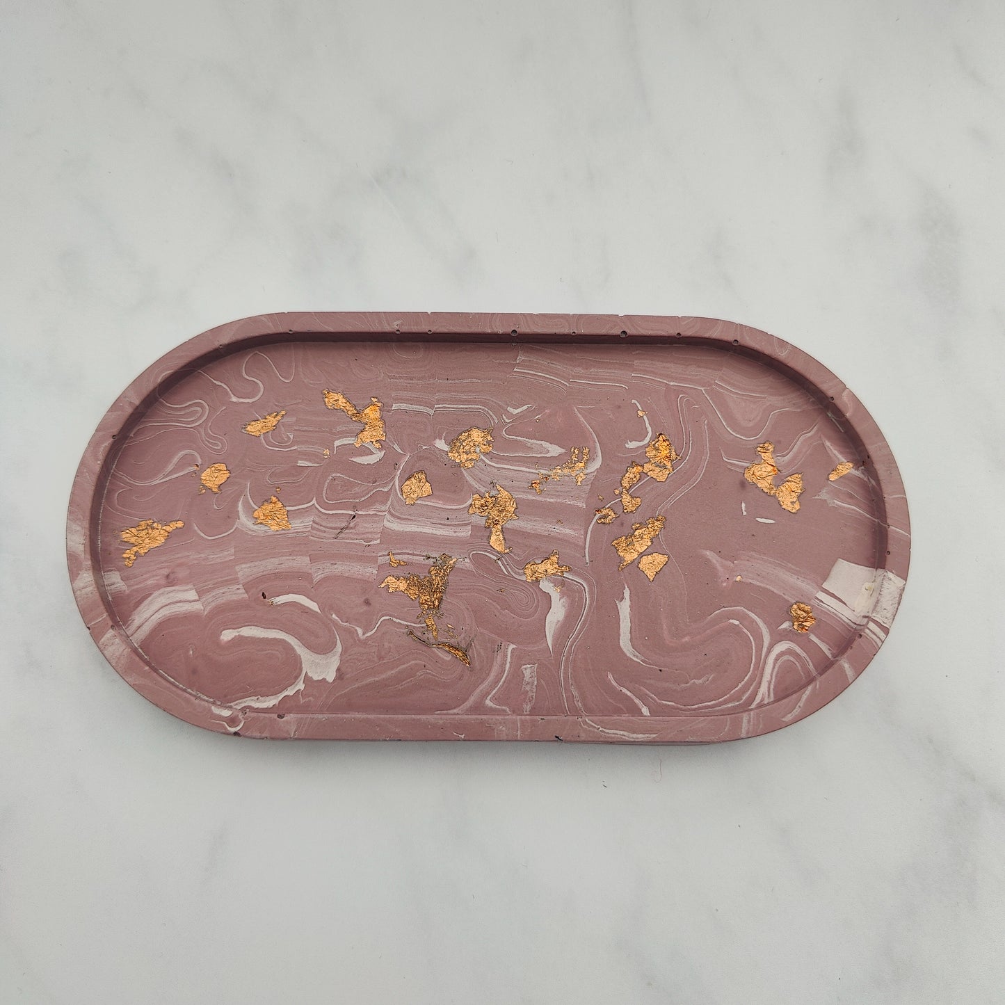 Wine Red Oval Tricket Tray