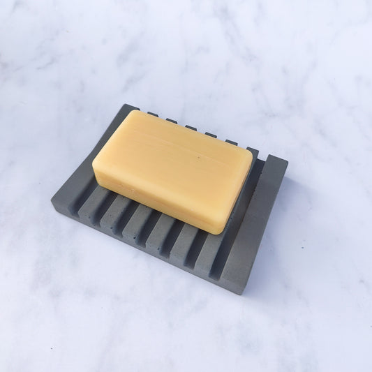 Dark Grey Jesmonite Soap Dish
