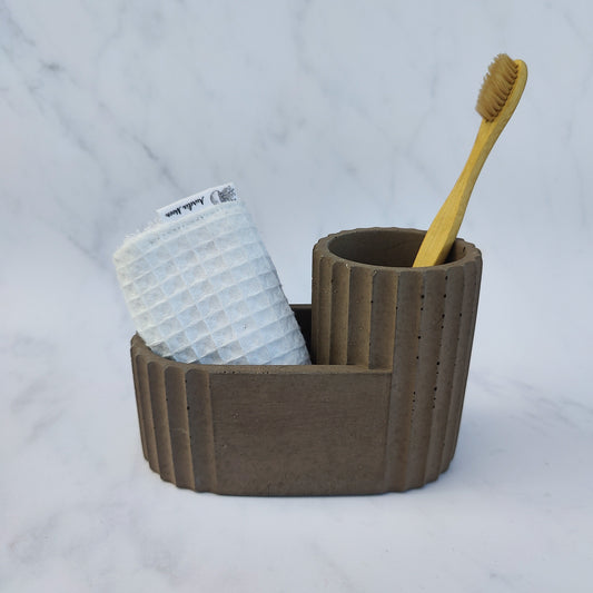 Earth Jesmonite Bathroom Pot