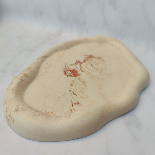 Whispering Sands Jesmonite Puddle Tray
