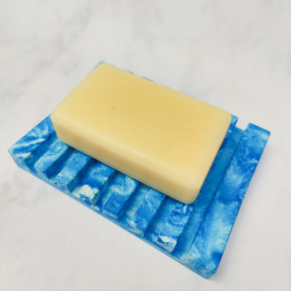 Blue Waves Jesmonite Soap Dish