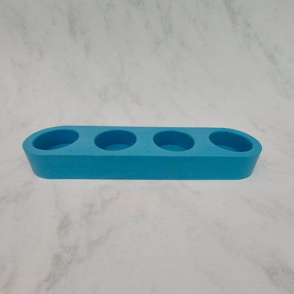 Sky Blue Jesmonite Tealight Holder