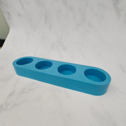 Sky Blue Jesmonite Tealight Holder