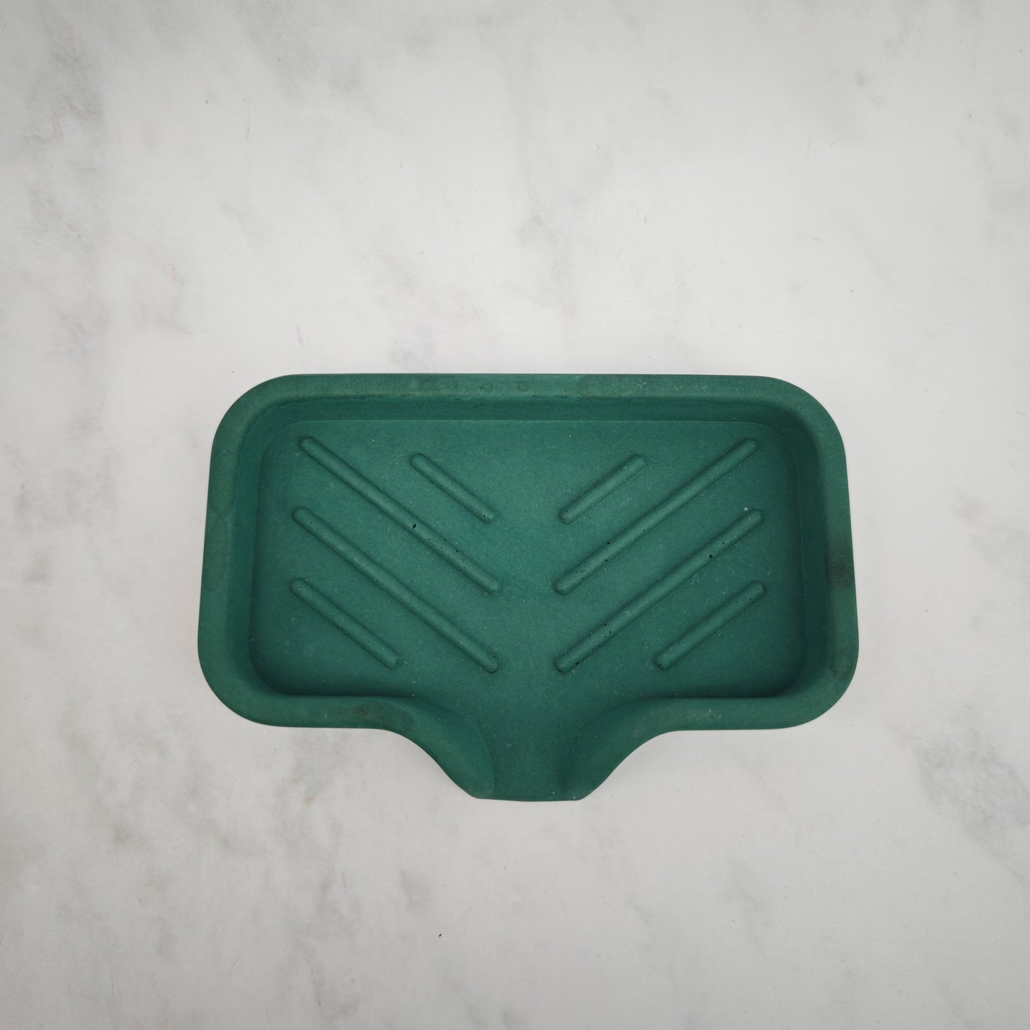 Emerald Green Soap Dish With Lip