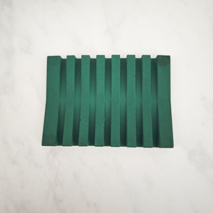 Emerald Jesmonite Soap Dish