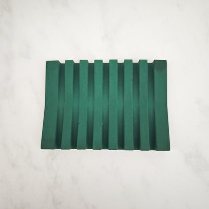 Emerald Jesmonite Soap Dish